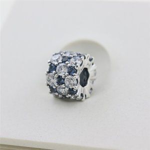 Blue and Clear Sparkle Charm